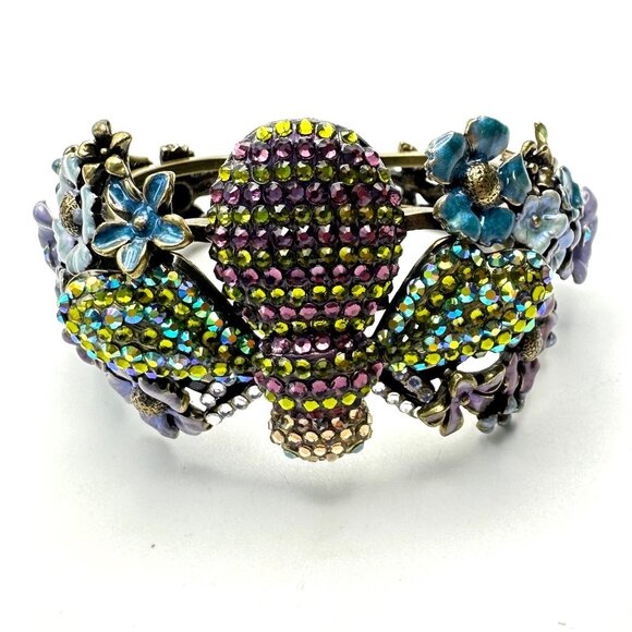 Kirk's Folly "To Bee or Not To Bee" Hinged Cuff Bracelet—AB Wings—Old Stock—NWT - Picture 3 of 16
